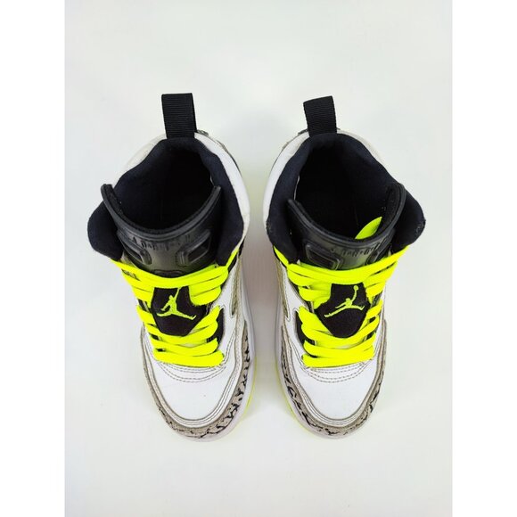 Nike Kids Air Jordan Spizike White Leather Sneakers Size 12C US - Picture 4 of 9